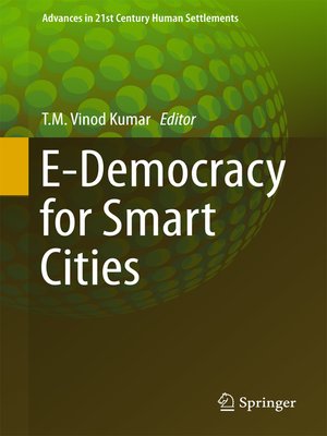 cover image of E-Democracy for Smart Cities